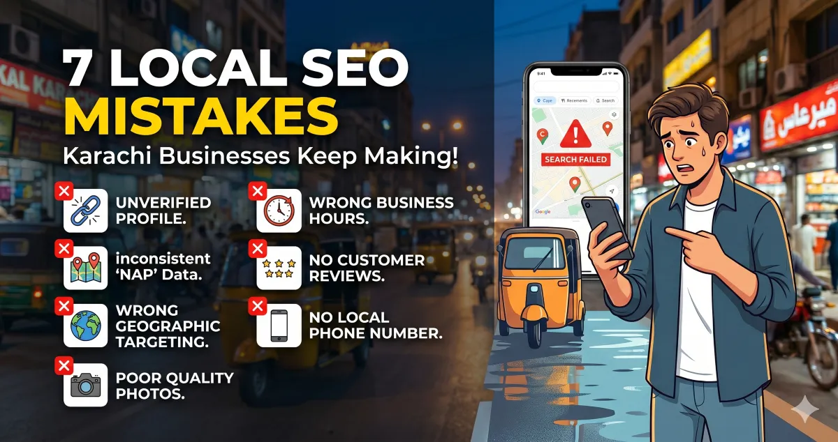 7 Local SEO Mistakes Karachi Businesses Keep Making