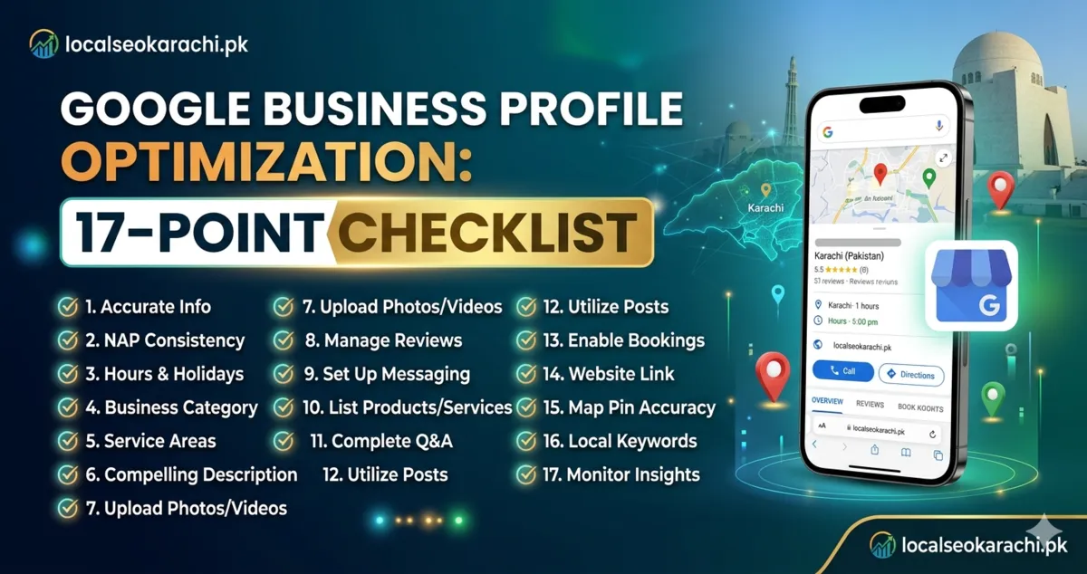 Google Business Profile Optimization: 17-Point Checklist